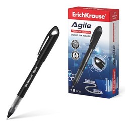 Ручка-роллер 0.5мм 55878 "Agile" черная ErichKrause