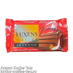 Luxens Happy шоколад молочный с кремовой начинкой и вафлями, 4 пальца, 40 г. Турция