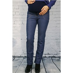 Брюки Р-110Д для беременных т-синий джинс, размер 42