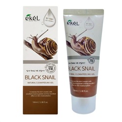 Ekel Пилинг-скатка для лица с экстрактом муцина улитки / Peeling Gel Black Snail, 100 мл