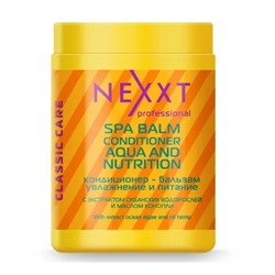 Кондиционер-бальзам для волос NEXXT Professional увлажнение и питание (SPA Balm Conditioner AQUA and Nutrition), 1000 мл