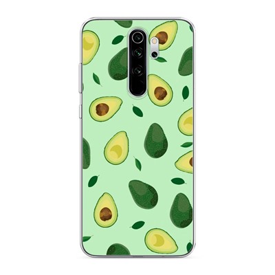 Силиконовый чехол Blue avocado на Xiaomi Redmi Note 8 Pro