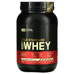 Optimum Nutrition, Gold Standard 100% Whey, протеиновая сыворотка со вкусом мороженого, 907 г (2 фунта)