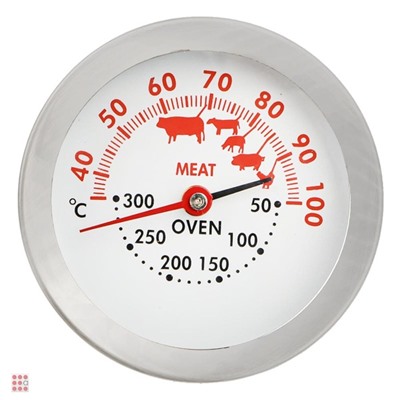 VETTA Термометр для духовой печи и мяса 2 в 1, нерж.сталь