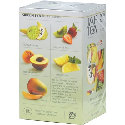 JAF TEA. Зеленый. Fruit Melody карт.пачка, 20 пак.