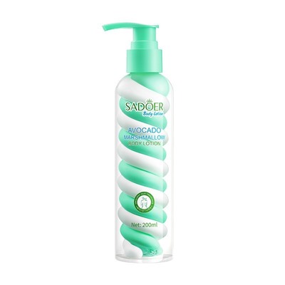 Увлажняющий лосьон для тела с экстрактом авокадо SADOER Avocado Marshmallow Body Lotion, 200 гр.