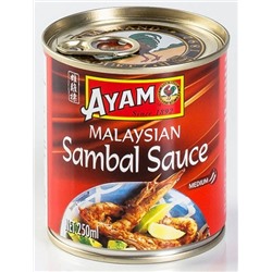 Соус Самбал Malaysian Sambal Sauce Ayam 250 мл. ж/б