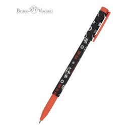 Ручка шариковая 0.5 мм "FunWrite.Машины. Цвет красный" синяя 20-0212/58 Bruno Visconti