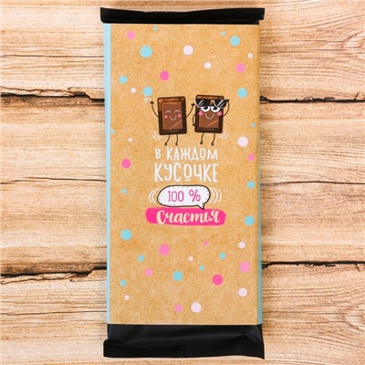 Обёртка для шоколада «Шоколад счастья», 8 × 15.5 см