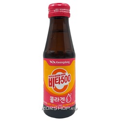 Витаминизированный напиток с коллагеном и витаминами C и B2 Kwangdong Vita 500, Корея, 100 мл