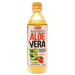Напиток Алоэ Вера со вкусом манго Farmer's OKF, Корея, 500 мл