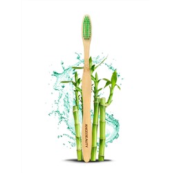 Original Бамбуковая зубная щетка для зубов ( зелёная)