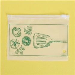 Пакет для хранения еды горизонтальный «Вкус настроения», 16 × 9 см