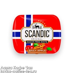 конфеты SCANDIC без сахара со вкусом "Пряное яблоко" 14 г.