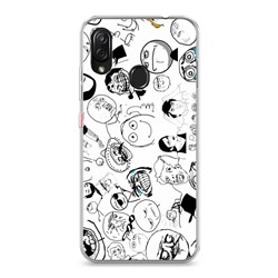 Силиконовый чехол Trollface на ZTE Blade V10 Vita