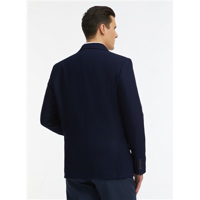 Пиджак однобортный из фактурной ткани