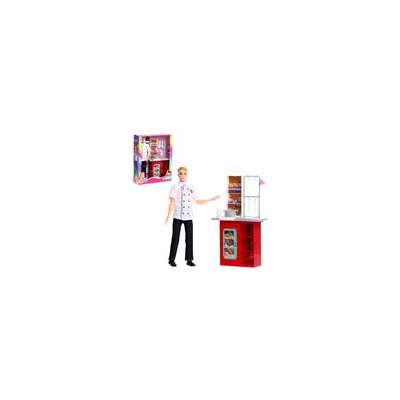 Кукла модель шарнирная "Повар Кен Майк" с мебелью и аксессуарами 6887654