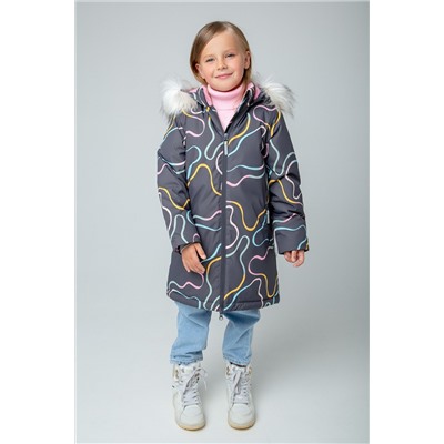 Пальто зимнее для девочки Crockid ВК 38088/н/2 ГР