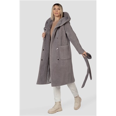 02-3216 Пальто женское утепленное (пояс)