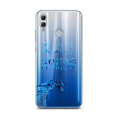 Силиконовый чехол Be water my friend волны на Honor 10 Lite