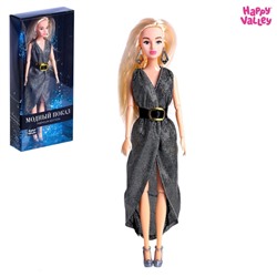 Кукла-модель шарнирная «Ксения - Модный показ» в серебристом платье 6973626