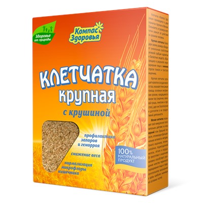 Клетчатка крупная с крушиной 150 гр.