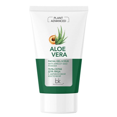 Belkosmex Plant Advanced Aloe Vera Гель-скраб для лица с абрикосовой косточкой 120г