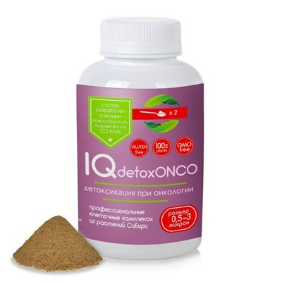 IQ detoxONCO (детокс при онкологии), 100 гр., Сиб-КруК
