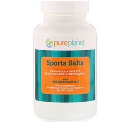 Pure Planet, Спортивные соли, 1000 мг, 90 растительных капсул
