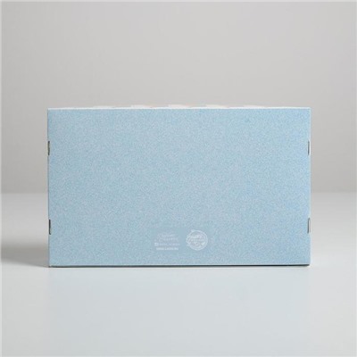 Коробка для эклеров с вкладышами - 5 шт With love, 25,2 х 15 х 7 см