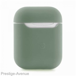 Силиконовый чехол для Apple AirPods 2 Silicone Case (тёмно зелёный)