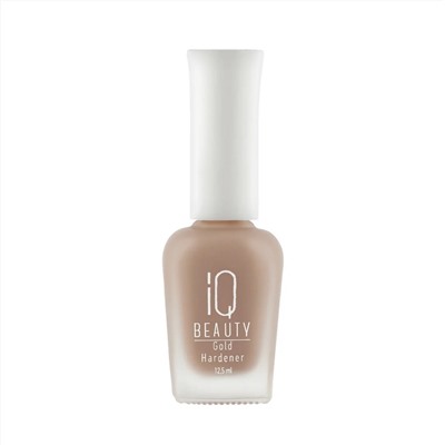 IQ Beauty Укрепитель для ногтей с коллоидным золотом / Gold Hardener Nude, 12,5 мл