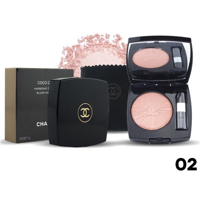 Румяна с мерцающим эффектом Chanel Coco Code Harmonie De Blush, тон 02