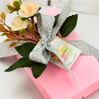 Подарочный набор в бумаге №1 "Розовое серебро" (чайный)