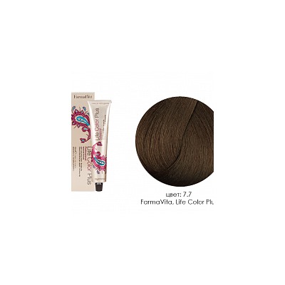 FarmaVita, Life Color Plus - крем-краска для волос (7.7 Очень светлый коричневый кашемир)