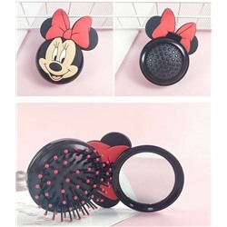 УЦЕНКА%SALE! Массажная складная расческа Disney Minnie Mouse с зеркалом,1 шт.