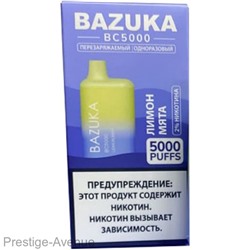 Эл. сиг.  Bazuka Red Mojito — Лимон и Мята 2%, 5000 Тяг