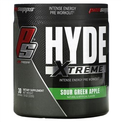 ProSupps, Mr. Hyde, Nitro X, предтренировочный комплекс со вкусом зеленого кислого яблока, 222 г (7,8 унции)