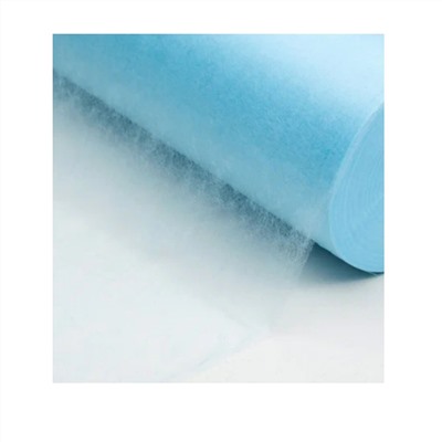 Nail Art Салфетки одноразовые в рулоне, СМС, 17 г/м2, 40 x 40 см, 200 шт., голубой