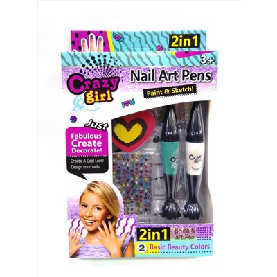 Набор маникюра 2цвета Nail Art Pens 2в1