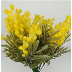 Цветы искусственные декоративные Мимоза 5 веток 30 см