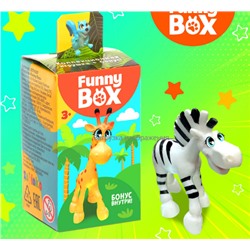 068-3927 Игровой набор Funny Box «Зоопарк»: карточка, фигурка, лист наклеек