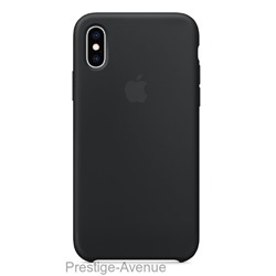 Силиконовый чехол для iPhone XS -Чёрный (Black)