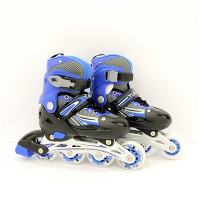 Роликовые коньки раздвижные, размер 30-33 Синий