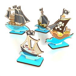 Набор "Пиратские корабли"