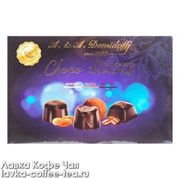 набор конфет Demidoff Ассорти в тёмном шоколаде (трюфель, миндаль, мокко) 110 г.