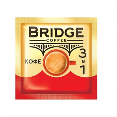 «Bridge Coffee», напиток кофейный 3 в 1, 20 г (упаковка 40 шт.) KDV