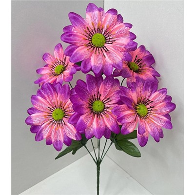 Цветы искусственные декоративные Герберы (6 цветков) 47 см