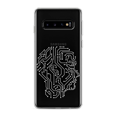 Силиконовый чехол Мозг программиста на Samsung Galaxy S10