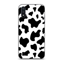 Силиконовый чехол Пятна коровы на Samsung Galaxy A01